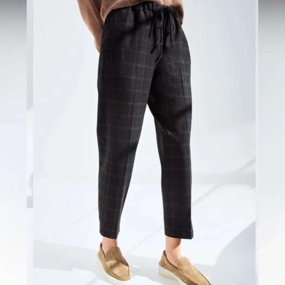 The Group Babaton Jimmy Plaid Drawstring pants. - Picture 8 of 8